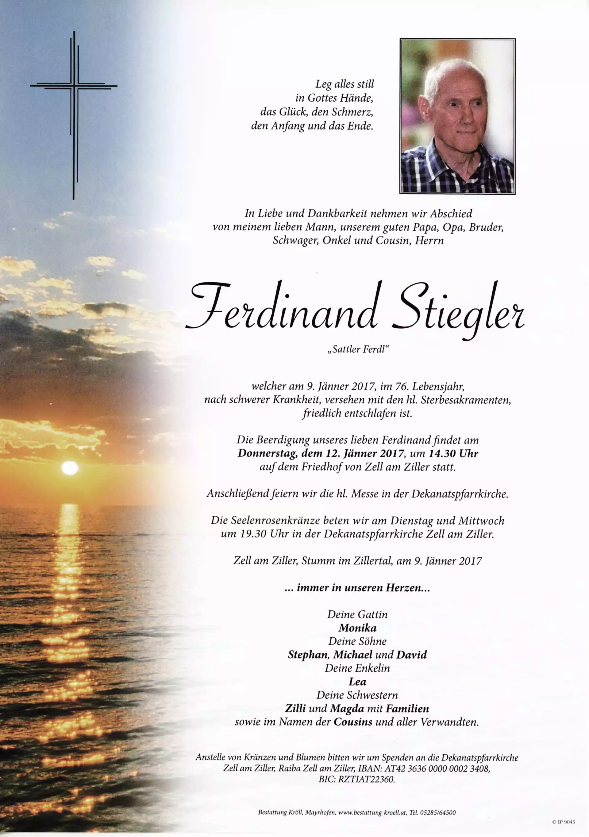 Parte von Ferdinand Stiegler